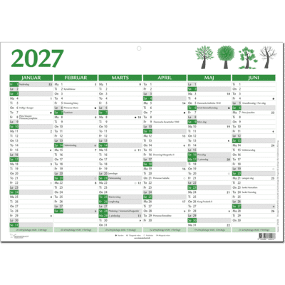 Vægkalender 2027
